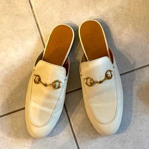 Gucci cream Princeton Loafer Mule